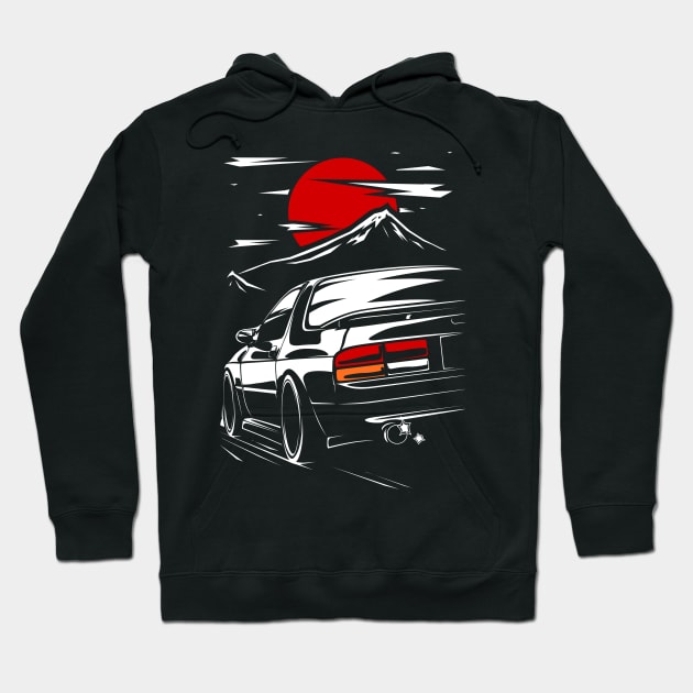 RX-7 FC Touge Run Hoodie by racingfactory